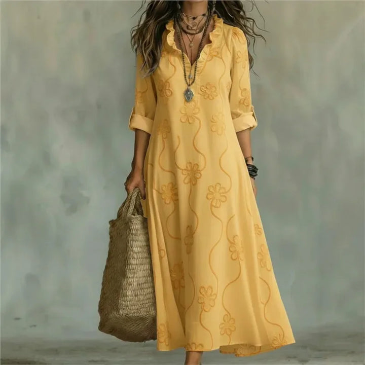 Lavinia Floral Print Long Sundress