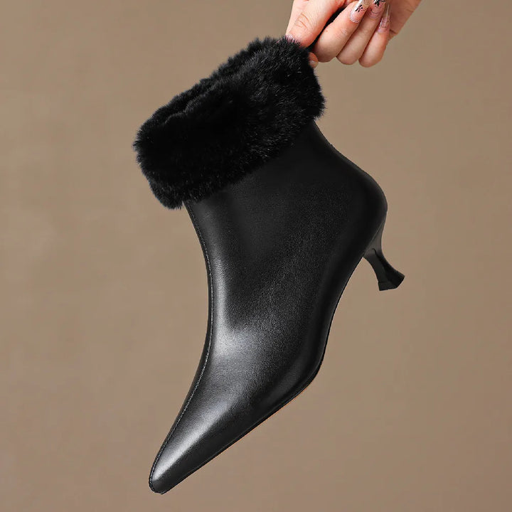 Claire Leather Ankle Boots