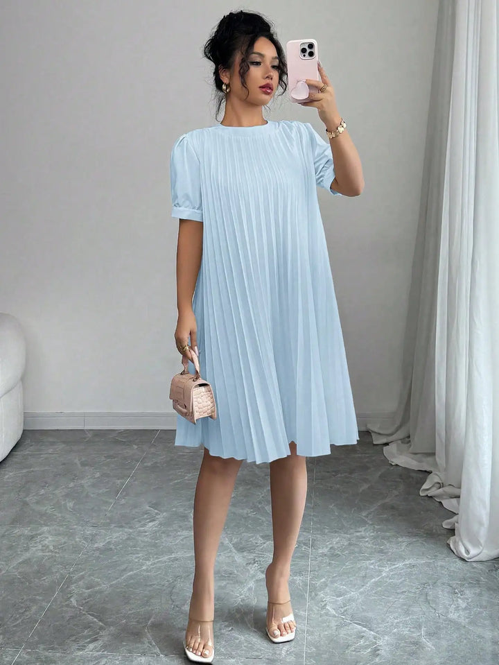 Cindy Pleated Midi Dress