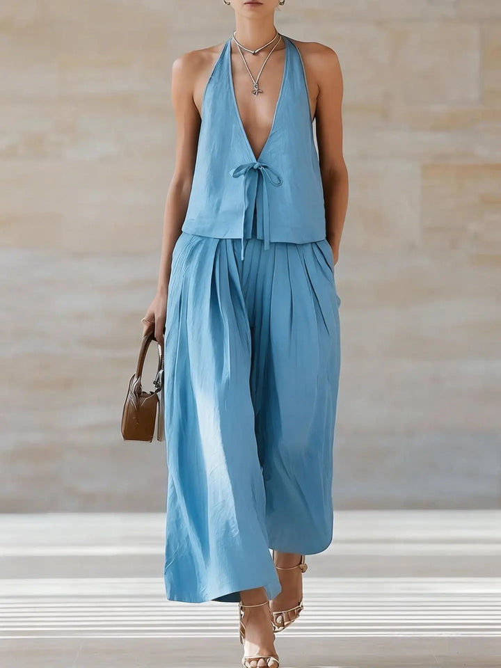 Tovian Airy Comfort Front Tie Matching Set