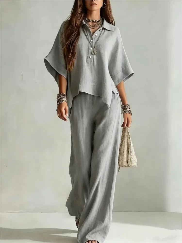 Oriana Summer Wide Leg Set