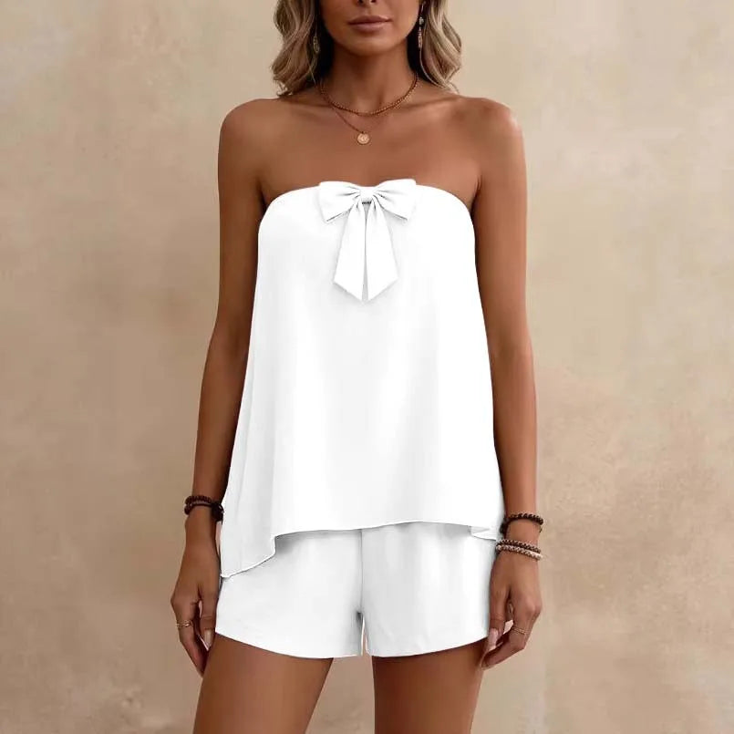 Melody Strapless Summer Co-Ord Set