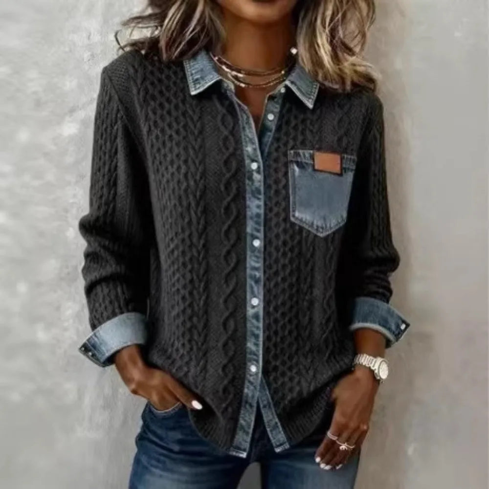Odessa Cable Knit Overshirt