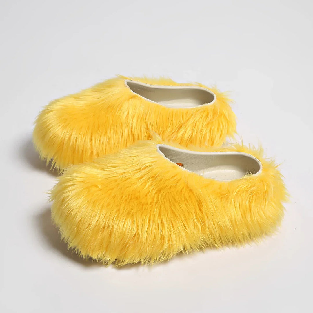 Hazel Faux Fur Slippers