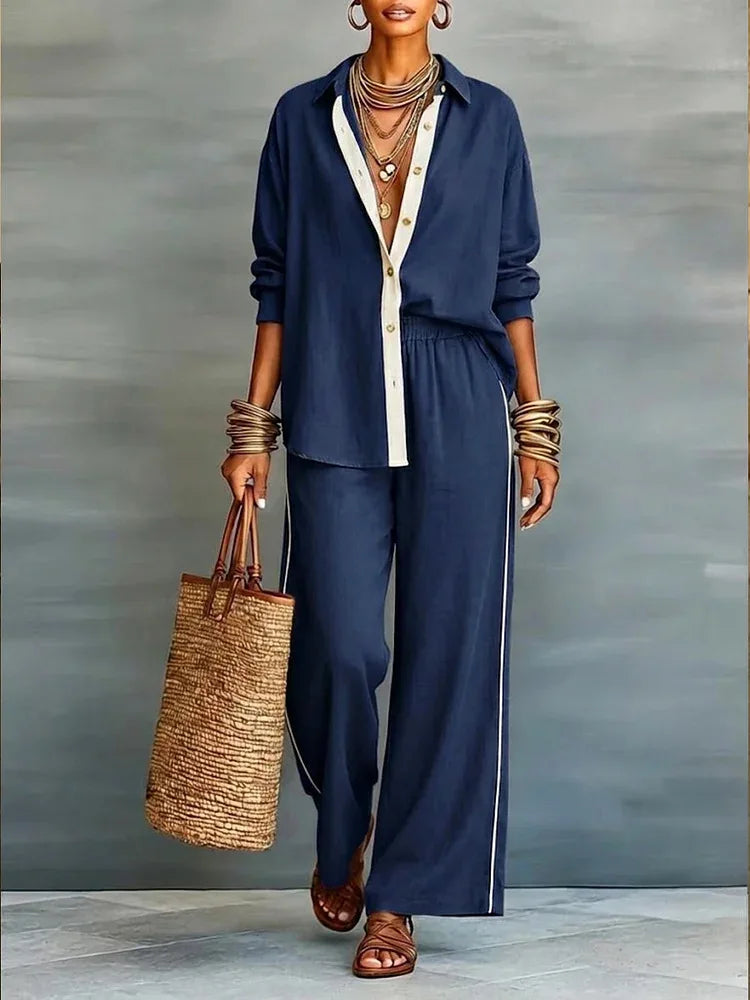 Cassie Summer Linen Co-Ord Set