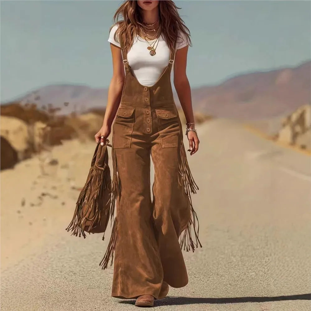 Amara Adjustable Fit Tassel Jumpsuit