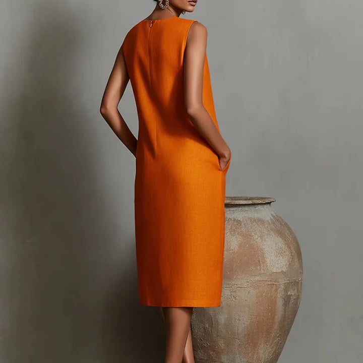 Cassandra Casual Relaxed Midi Dress
