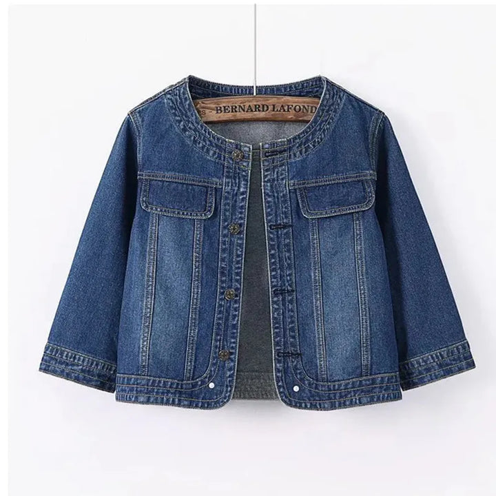 Breanna Cropped Denim Jacket