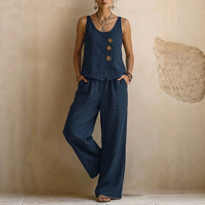 Genevieve Relaxed Sleeveless Everyday Set