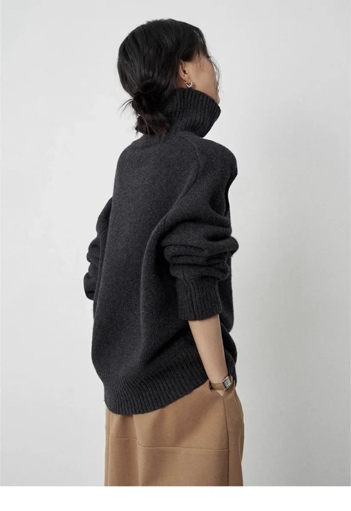 Ingrid Turtleneck Wool Sweater