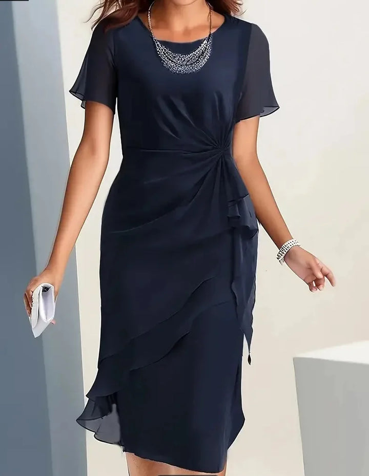Danille Layered Midi Dress