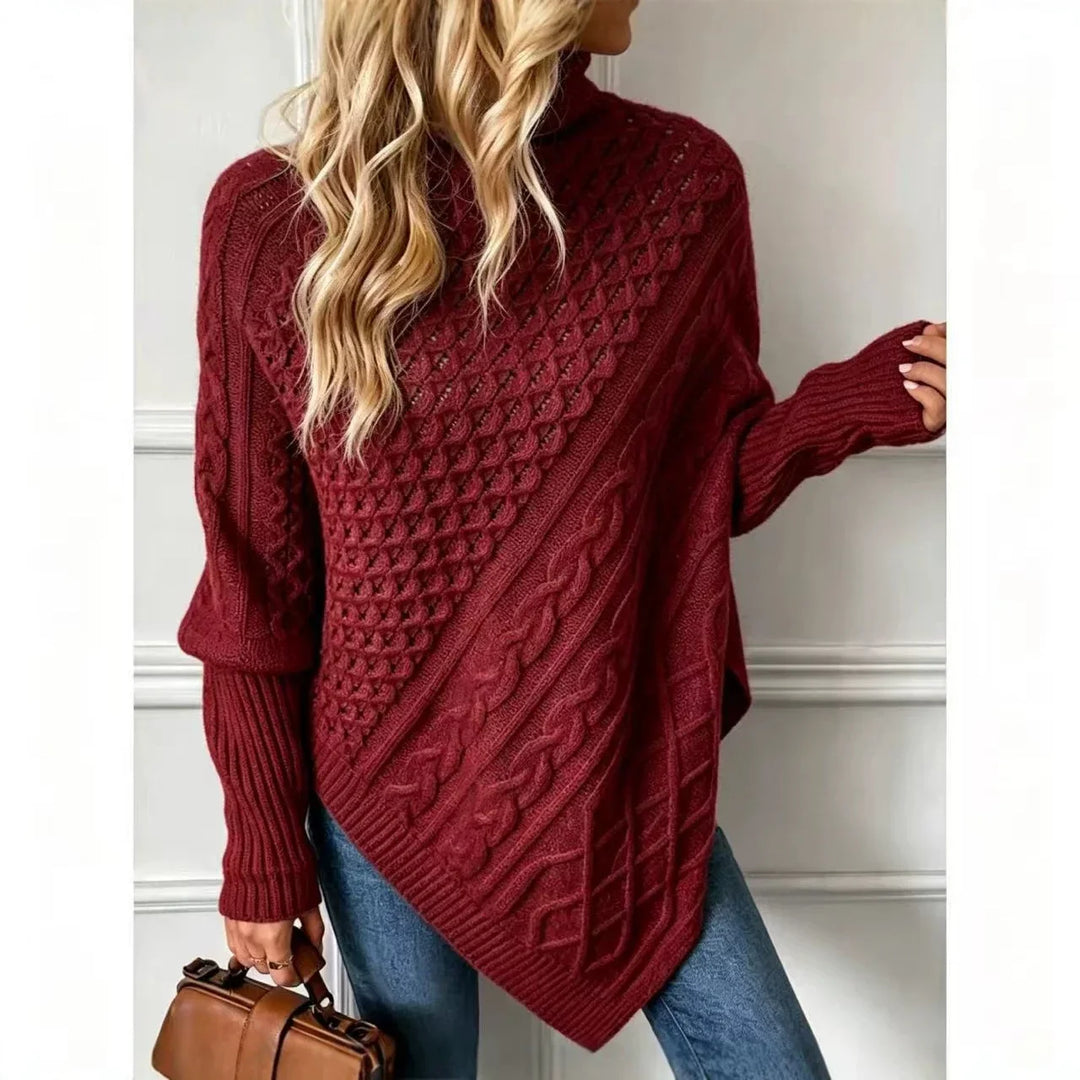 Fiorella Asymmetric Hem Sweater