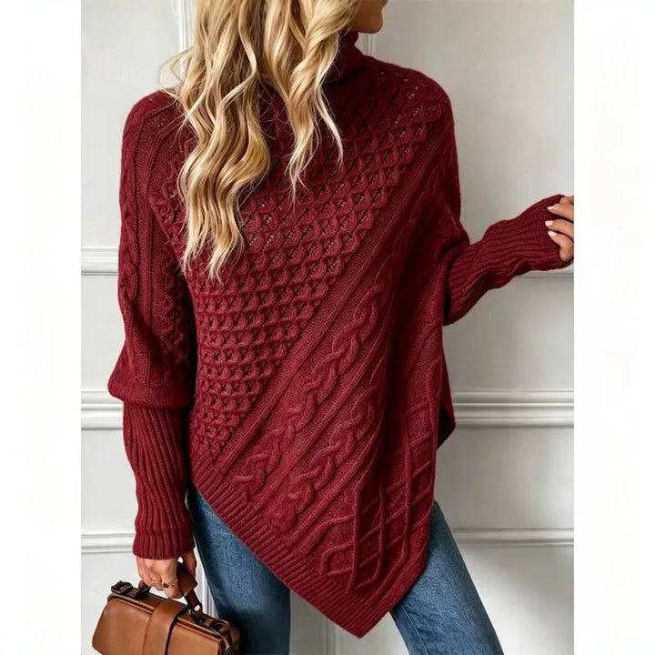 Fiorella Asymmetric Hem Sweater
