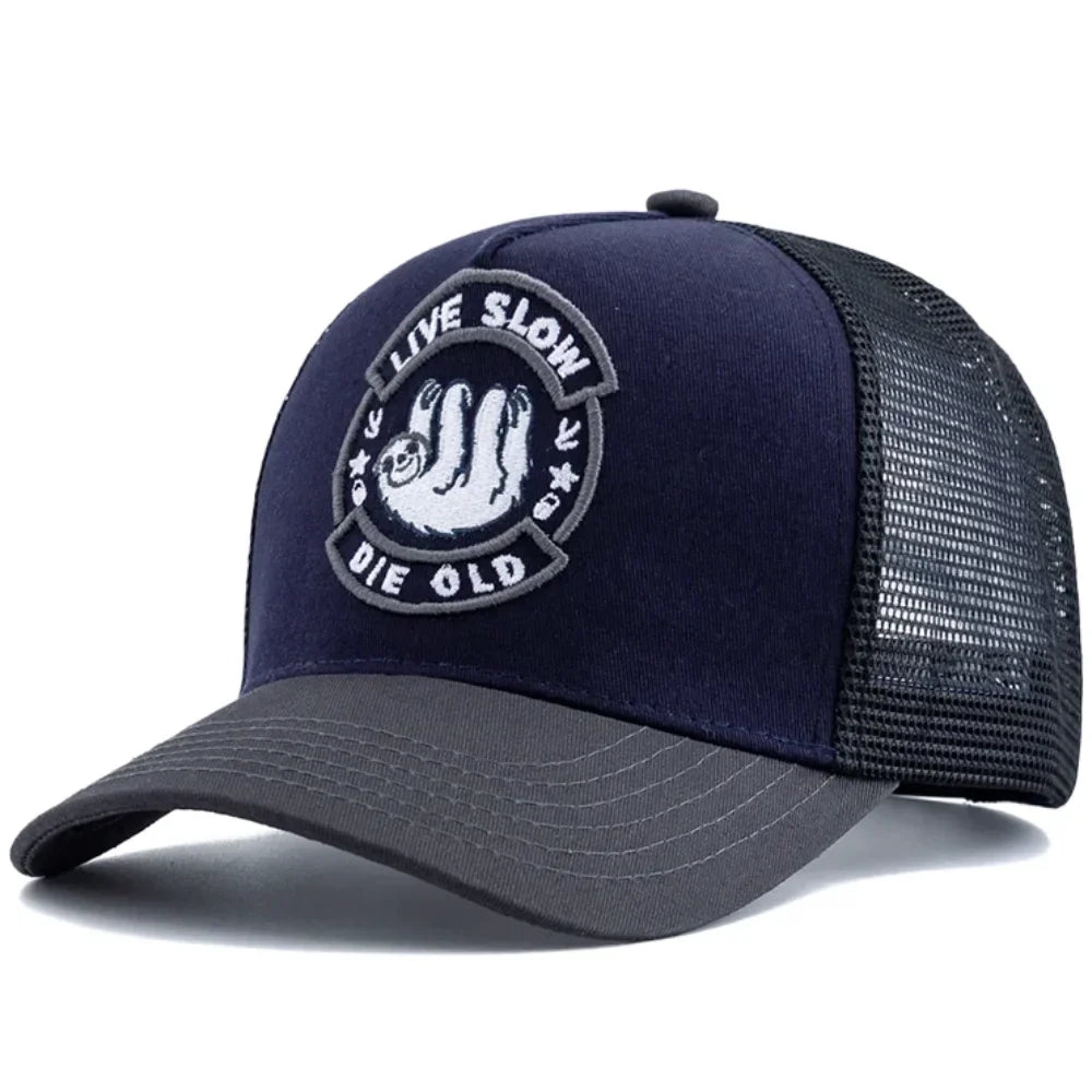 Aidan Embroidered Trucker Cap