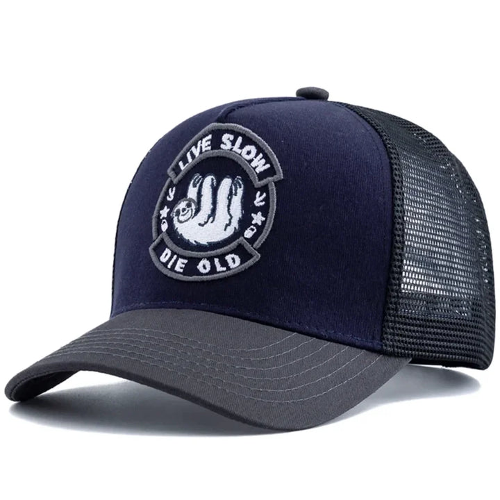 Aidan Embroidered Trucker Cap