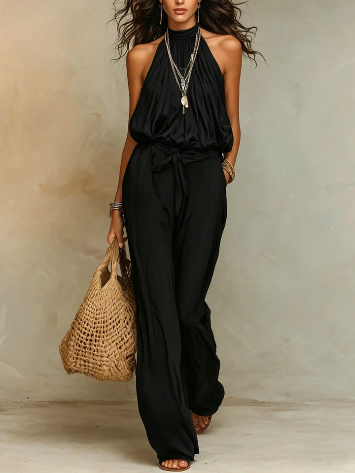 Paloma Halter Wide Leg Jumpsuit