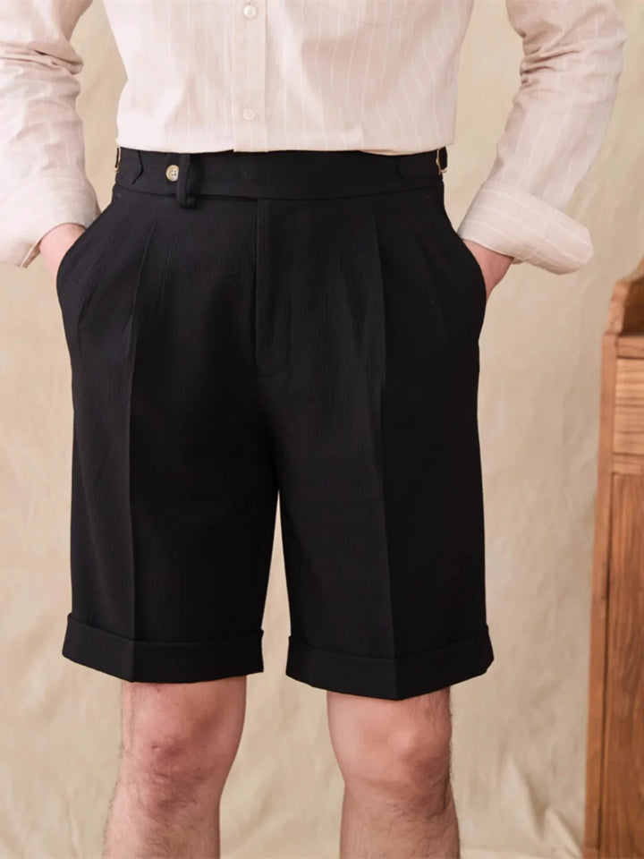 Grayson Classic Waist Buckle Casual Shorts