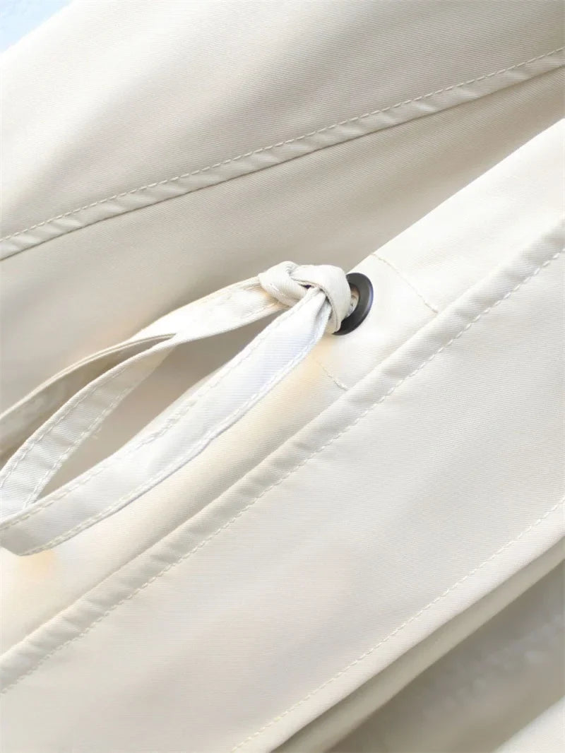Calliope Contrast Collar Trench