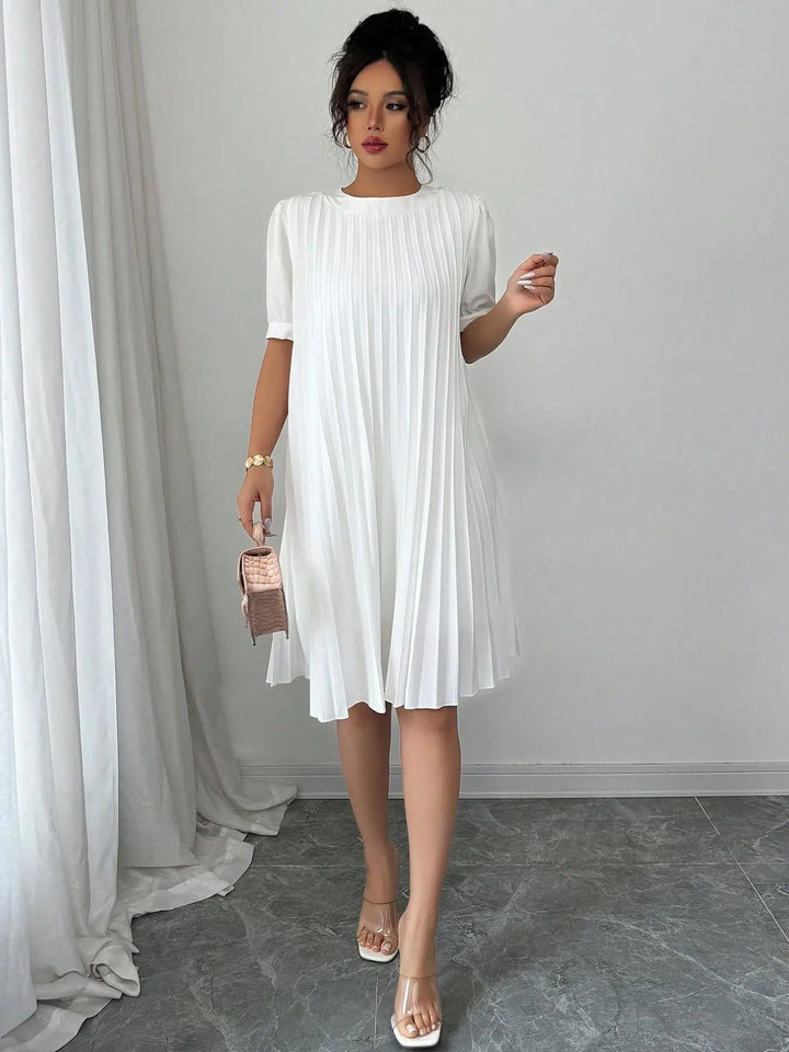 Cindy Pleated Midi Dress