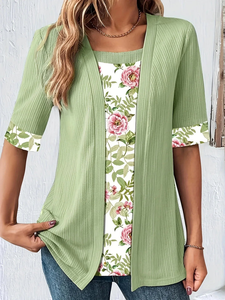 Kimberly Casual Floral Two-Piece Set