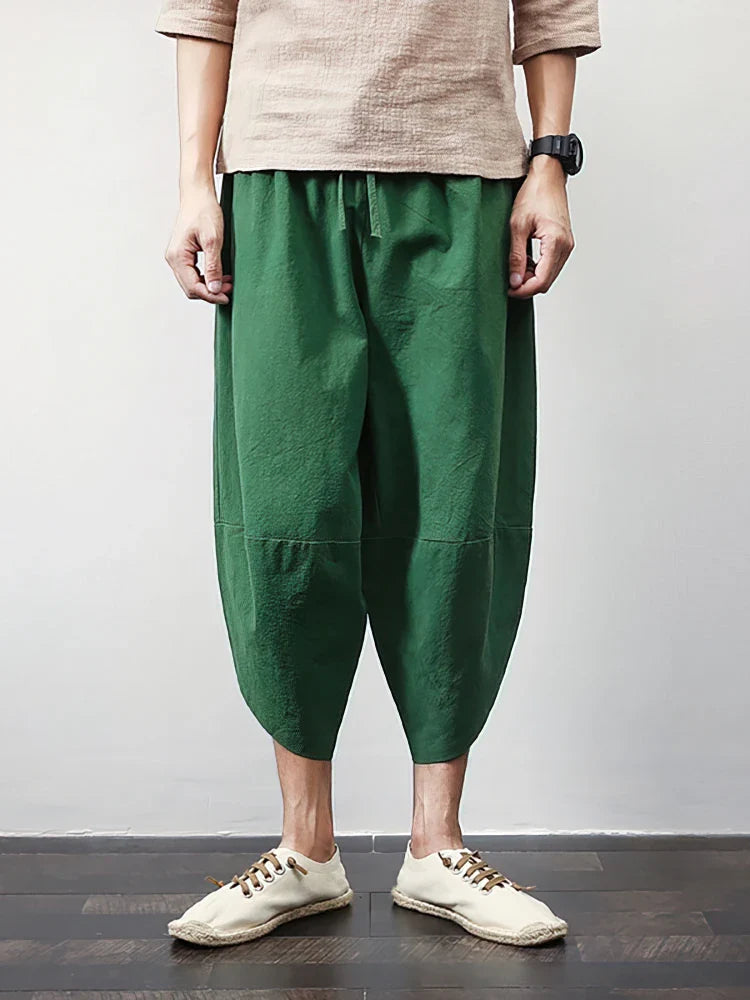 Dominic Linen Harem Trousers