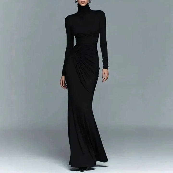 Adriana Turtleneck Maxi Dress