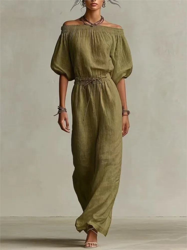 Dorothy Off Shoulder Maxi Dress