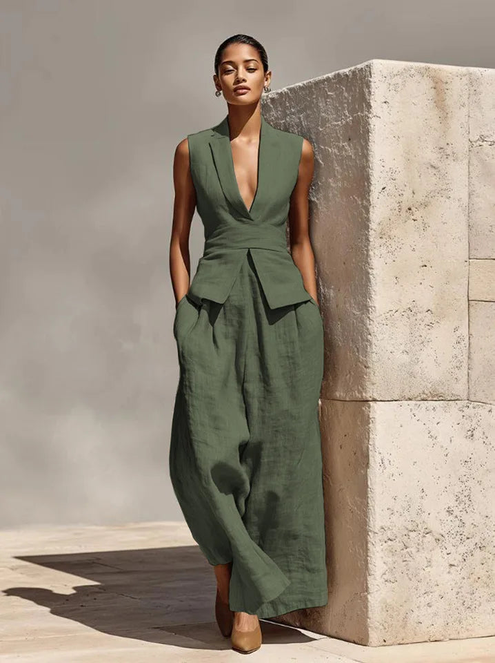 Bea Elegant Tailored Two-Piece Set