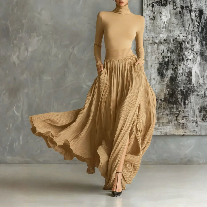 Adalyn Turtleneck Maxi Dress