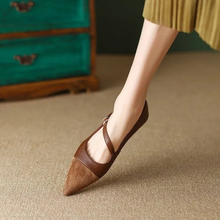 Avery Pointed Toe Flats