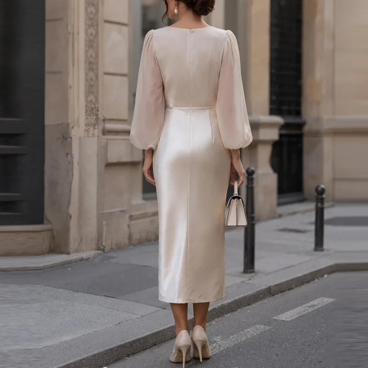 Alessandra Satin Bodycon Dress
