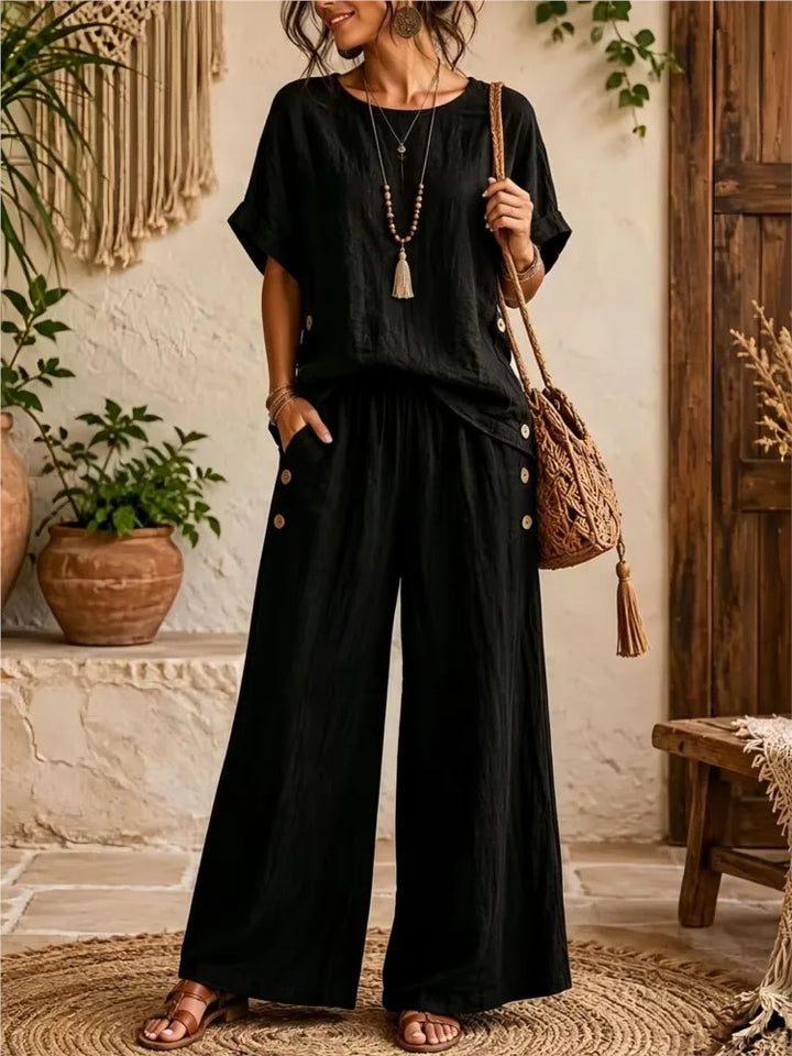 Eileen Casual Relaxed Trouser Set