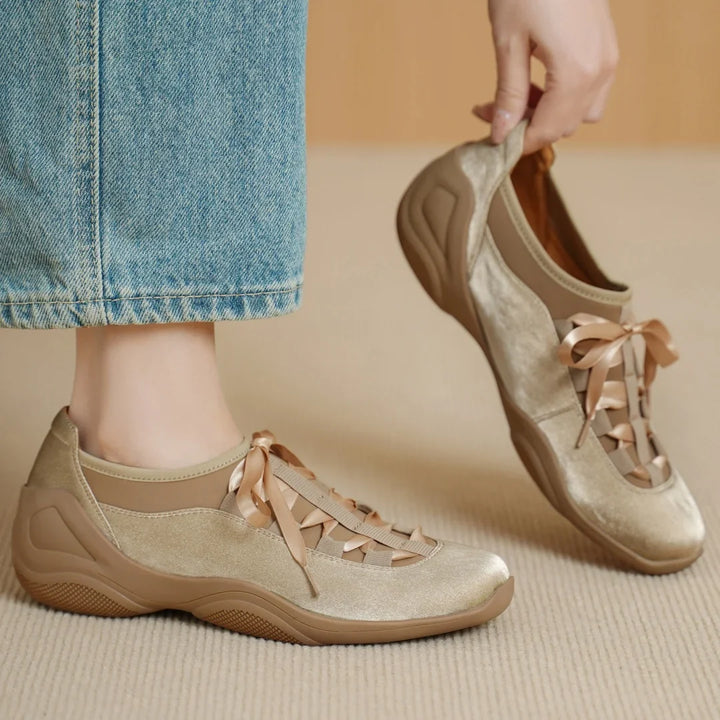Megan Comfort Lace Up Walking Shoes