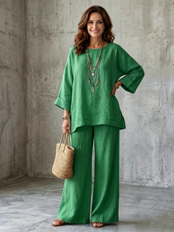 Nellie Casual Wide Leg Set