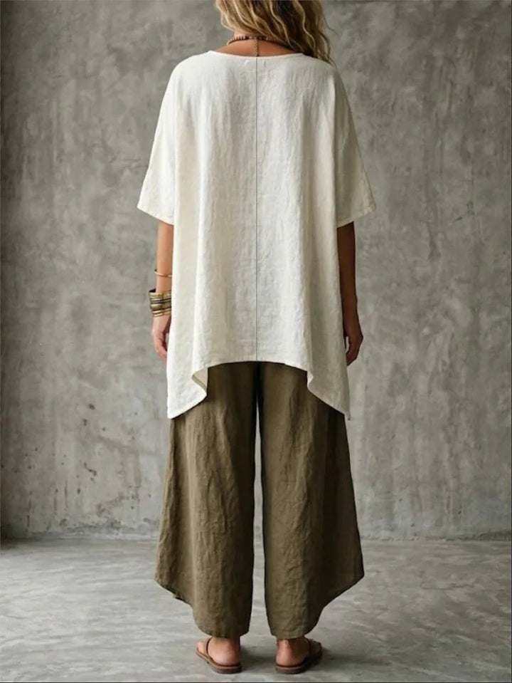 Anneliese Linen Blend Co-Ord Set