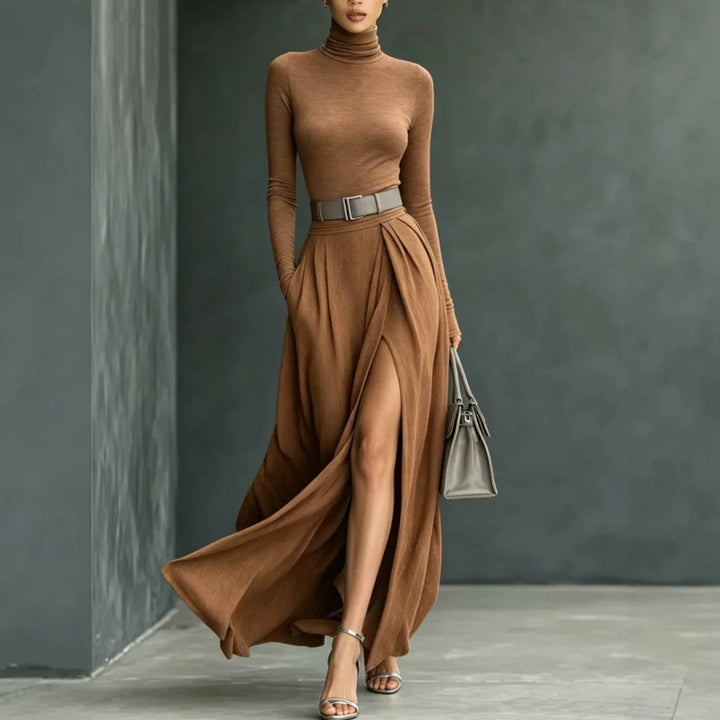 Aline Turtleneck Sweater Dress