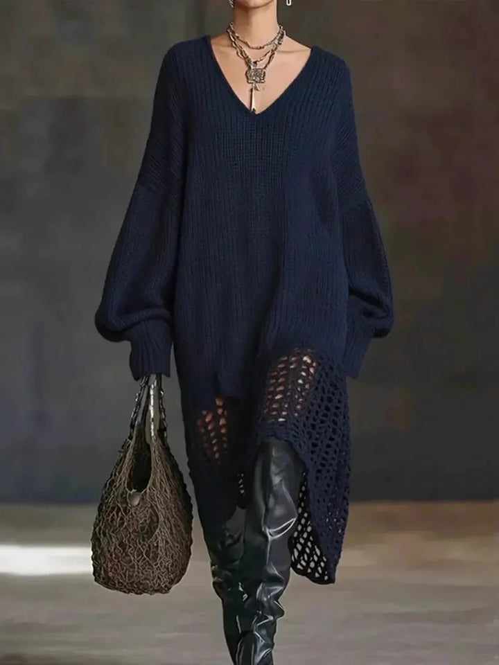 Lucinda Hollow Out Sweater Dress