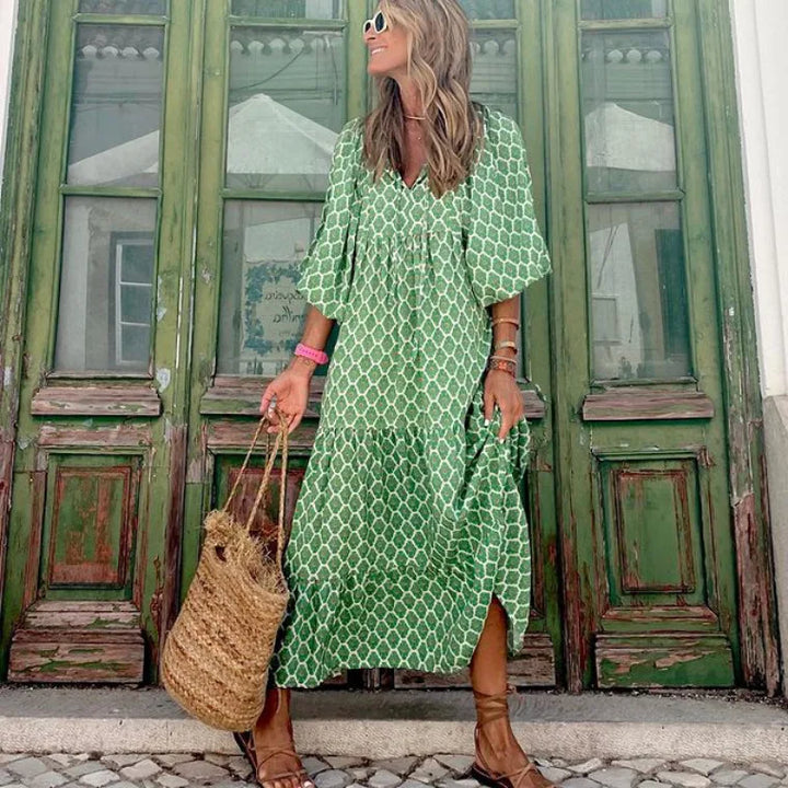 Jacinta Effortless Floral Boho Maxi Dress