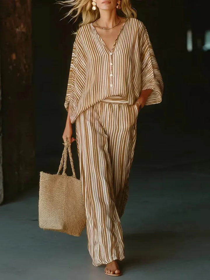 Ester Striped Matching Set