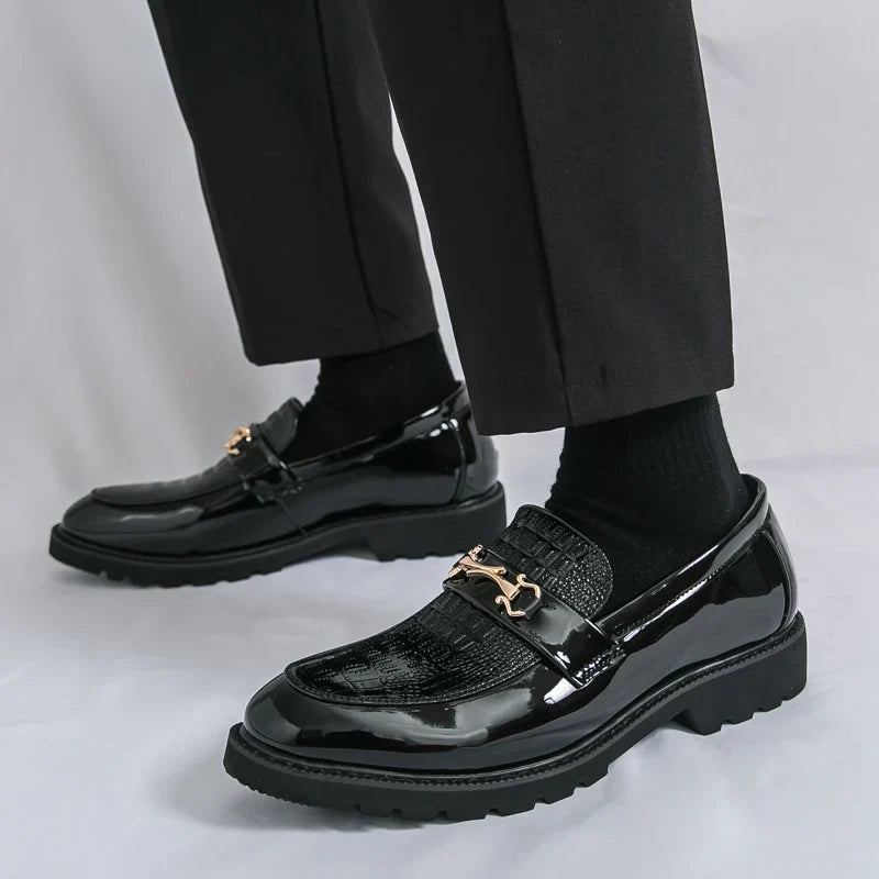 Arthur Patent Chain Loafers