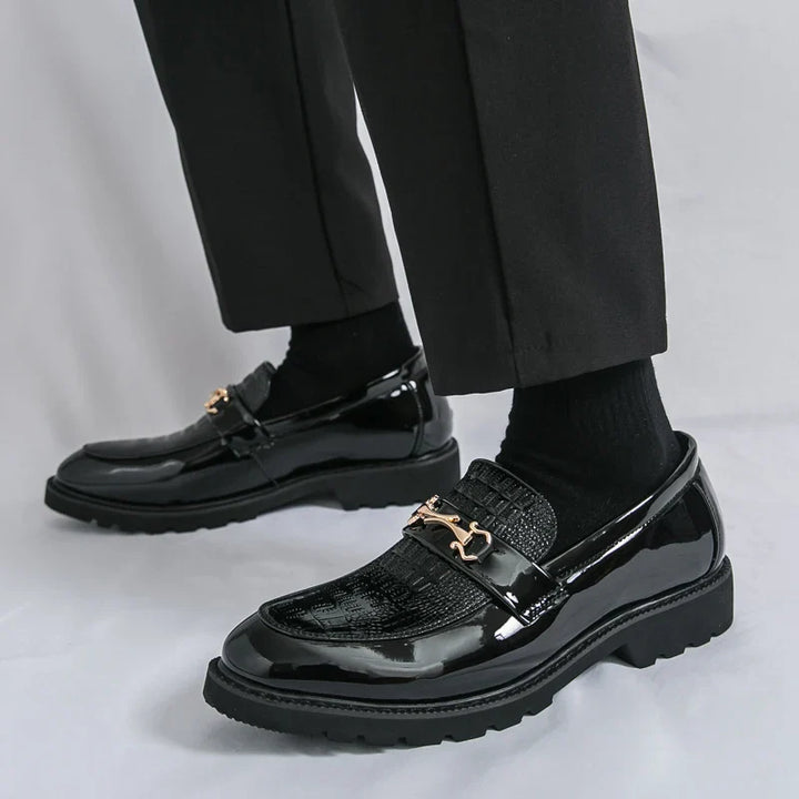 Arthur Patent Chain Loafers