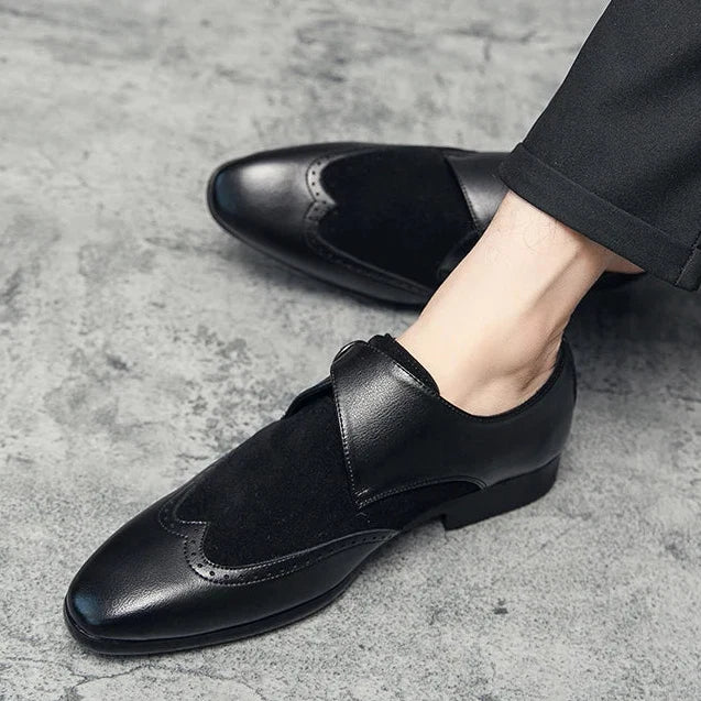 Travis Tartan Monk Strap Shoes