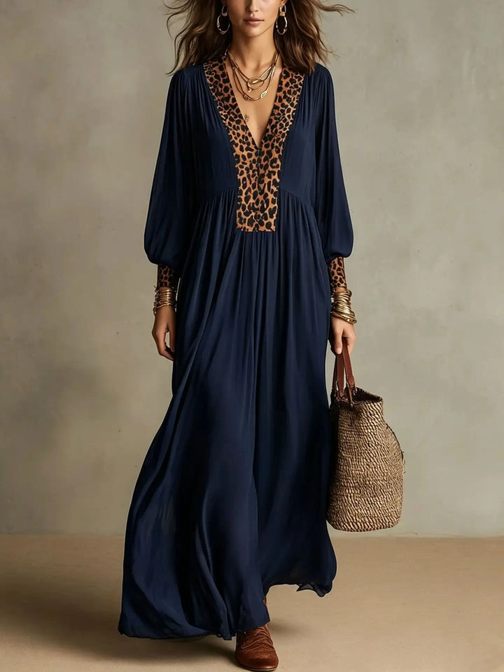 Eliana Leopard Maxi Dress