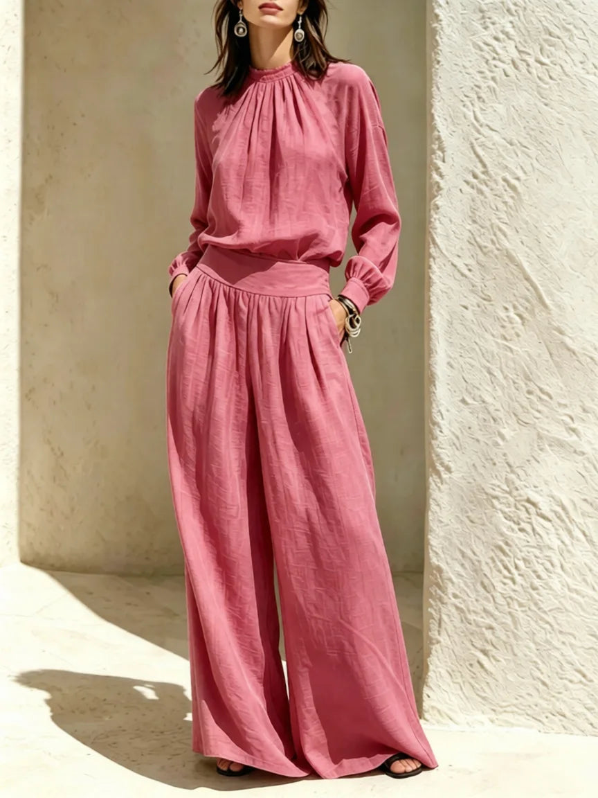 Jocelyn Lantern Sleeve Trouser Set