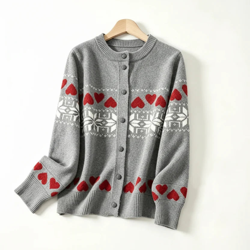 Aiyana Jacquard Knit Cardigan