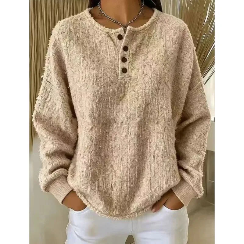 Nessa Ribbed Cuff Pullover