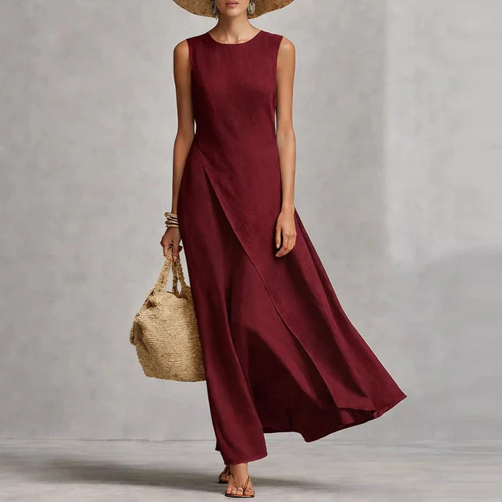 Saffira Breathable Casual Maxi Dress