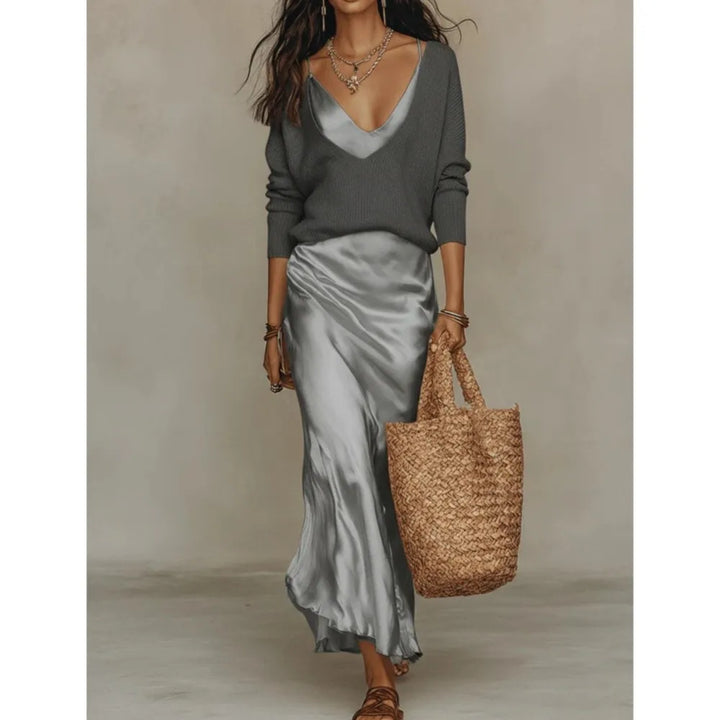Denise Silk Skirt Set