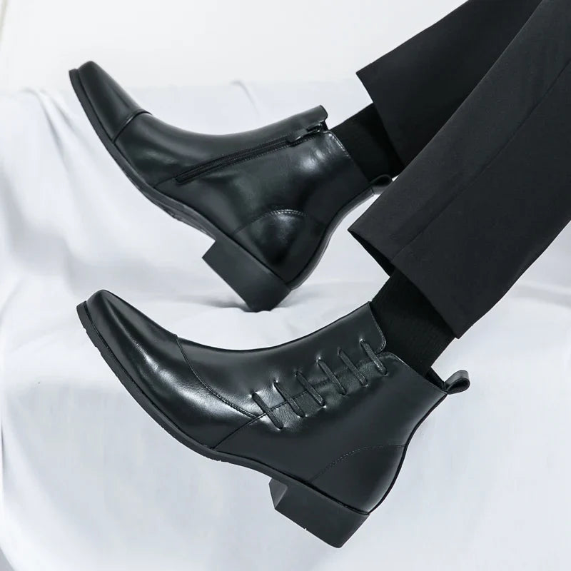 Harley Leather Chelsea Boots