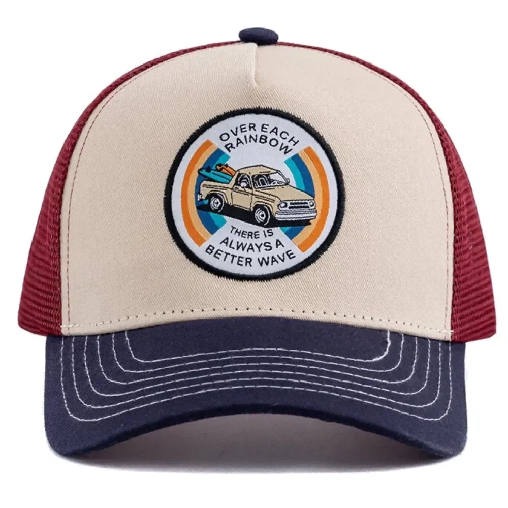 Aidan Embroidered Trucker Cap